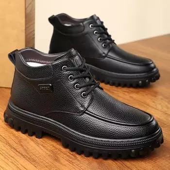 Winter Ankle Boots sli pon Men Snow Boots Warmest Men s Casual Boots High Quality Waterproof botas hombre Brand Designer shoes 38