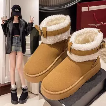 Winter Boots Women s Low Top Australian Boots - Women s 2024 Ankle Snow White Ankle Boot Womens Shoes 36 верблюд