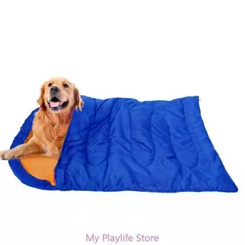 Winter Cat Bed Dog Sleeping Bag Small Dogs Cushion Outdoor Indoor Waterproof Sleeping Bed Puppy Resting Seat Dog Supply вино красного