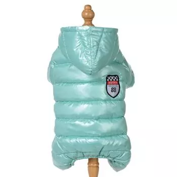 Winter Dog Clothes For Small Medium Dogs Cat Outdoor Windproof Waterproof Warm Puppy Jacket Coat Chihuahua Yorkshire Pet Costume XS фиолетовый