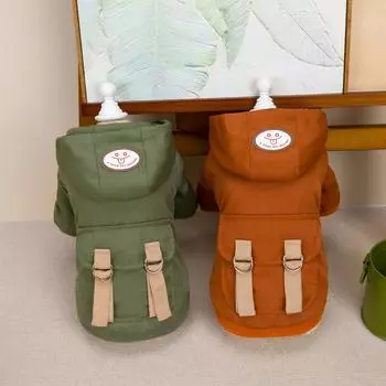 Winter Dog Jacket Pet Coat Two-legged Cotton-padded Dog Clothes for Small Dogs Puppy Ropa Para Perros S