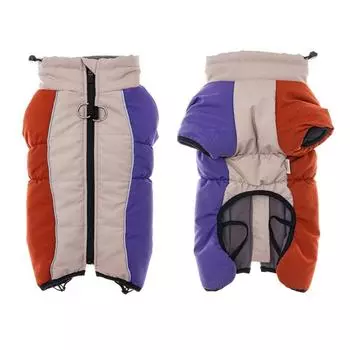 Winter Dog Soft Clothes Pet Waterproof Jacket Coat with Harness for Small Medium Large Dog Warm Fleece Dog Clothes Puppy Costume S