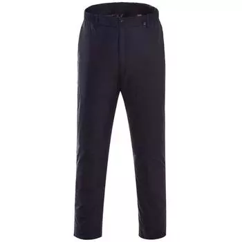 Winter Down Pants Men s Outer Wear High Waist Thick Casual Loose Large Size Warm Men s Cotton Pants 6XL чёрный