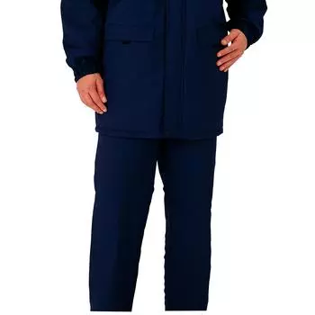 Winter Eco Mark 4L [Midori Anzen] Clothes, Slacks, Unisex, Antistatic, Certified, SE1057, Bottom, Navy, тёмно-синий