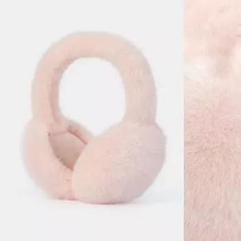 Winter Foldable Thermal Earmuffs All-Match Autumn&Winter Cycling Thickened Ear Bags Imitation Rabbit Marten Ear Muffs One Size серый