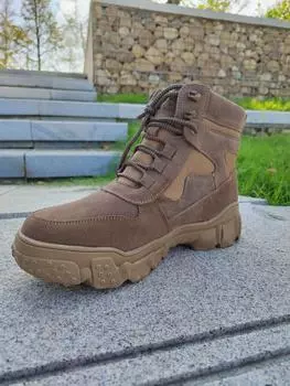 Winter fur integrated snow boots men s comfortable thick-soled warm cotton shoes medium tube outdoor thickened wool cold-proof boots 38