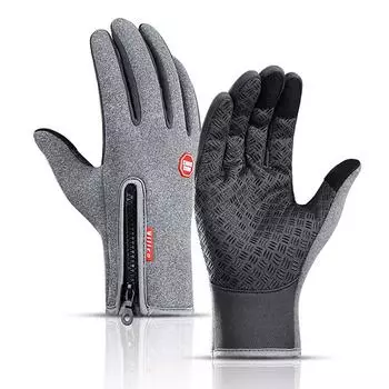 Winter Gloves Touch screen Thermal Sport Glove for Men Women for Running Cycling Driving Ski Hiking Warm Glove for Work S синий
