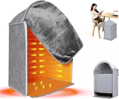 Winter Improvement Omnidirectional Heat Panel Heater Desk Heater Foldable VIPSTAR Feet Heater Under the Desk Far Infrared Desk Heater No Wind and