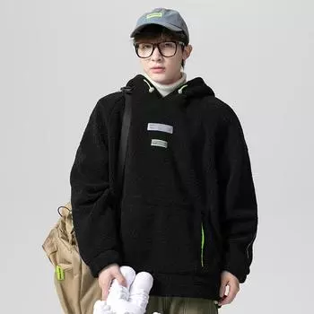 Winter Japanese Youth Trend Warm Cotton-padded Clothes Student Hong Kong Style Daily Top S хаки