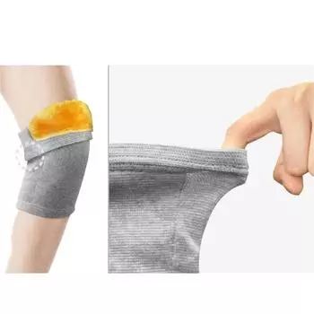 Winter Knee Pads Pure Fleece Knee Pads Knee Sleeve Men Women Warmth Cold Protection Resilience Thick Cotton Leggings Knee Pads серый