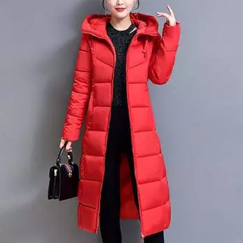 Winter Long Down Parka Women s Coats Fashion Hooded Cotton Clothes Women s Windproof Warm Winter Coats S