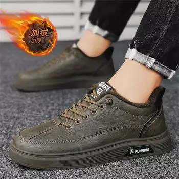 Winter Men Fashion Casual Shoes Cotton Warm Vulcanized Shoes Trendy Mesh Flat Shoes Sneakers Male Sneakers Banquet Spring Autumn 39