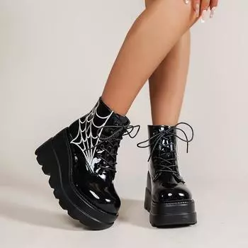 Winter New 2024 Fashion Women s Ankle Boots Winter Gothic Street Comfortable Fashion Cool Women s Shoes Fashion Motorcycle Boots 35