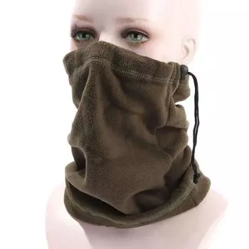 Winter New Arrival Fleece Hat Men and Women Windproof Coldproof Warm Tactical Cap Outdoor Mountaineering Cycling Small Hat Fashion Scarf Army Green One size
