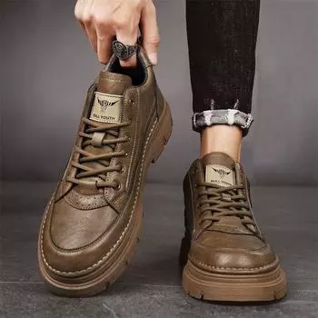 Winter new British tooling outdoor boots retro high-top trendy men s Martin boots 39