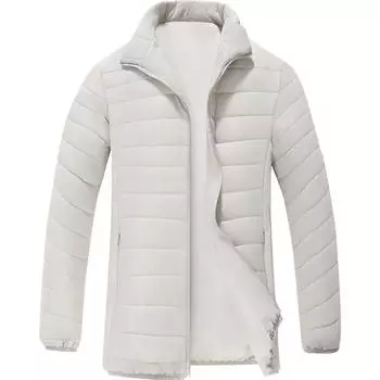 Winter New Middle-aged and Elderly Cotton-padded Clothes Fashion Warm Casual Dad Stand-up Collar Warm Cotton-padded Clothes S