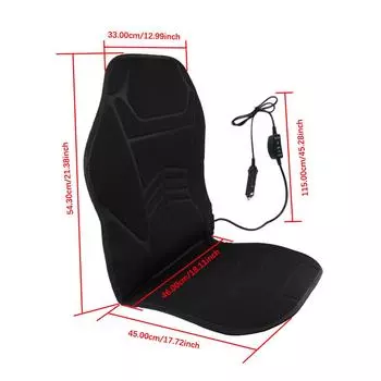 Winter Seat Heater Car Seat Heating Cushion Cover 12V Car Heated Seats Universal for Winter/Cold Days Car Electric Heated Seat