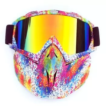 Winter Sports Snow Ski Snowboard Snowmobile Face Mask Shield Glasses Goggles Floret