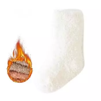 Winter Thick Warm Baby Socks Cute Solid Color Coral Velvet Children Floor Stockings Newborn Infant Boys Girls Plush Socken 0-5Y M(1-3Years)