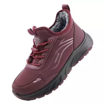 Winter Velvet-Lined Old Beijing Cloth Shoes for Women: Warm Magnetic Resonance Walking Shoes for Mothers and the Elderly 39 чёрный