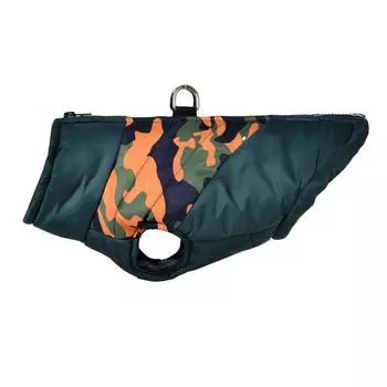 Winter Warm Dog Jacket For Small Medium Dogs Cats Outdoor Windproof With D-ring Zipper Puppy Camouflage Clothes Beagle Pet Coat S