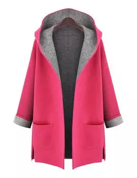 Winterjacke bergre Damen Mantel Frhling parka Kapuzen Jacke Trenchcoat Neu Tag L = US S