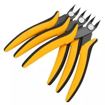 Кусачки для проволоки DIY Триммер Диагональная боковая резка Кусачки для кабеля Красные Синие плоскогубцы Ручные мини-ножницы Кусачки для заподлицо Триммер Ручной инструмент