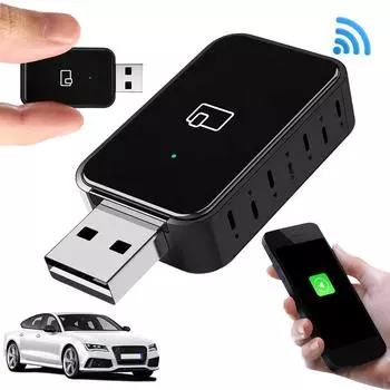 Wired To Wireless Carplay & Android Auto AI Box Plug and Play Auto Connect