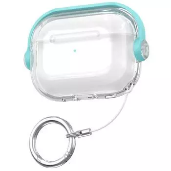 Wireless Bluetooth Headset Protective Cover Airpods4 Noise Reduction Version Lock Anti-Lost Protective Case Airpods3 Earphone Case Drop-Resistant Apple AirPods 4 Green