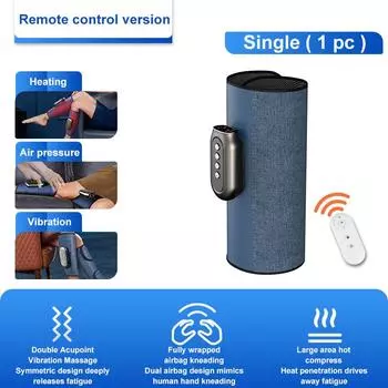 Wireless Calf Massager Air Pressure Heating Leg Vibration Muscle Relaxation Leg Beauty instrument Healthy Slimming home portable