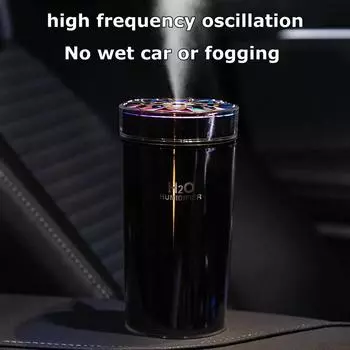 Wireless Car Humidifier Portable 300ML Car Fragrance Humidifier Car Humidifier Diffuser Travel Humidifier Mini Humidifier розовый