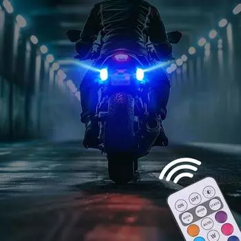 Wireless Car Strobe Lights Anti Collision Flash Warning Light Motorcycle LED Warning Light Vehicle Accessories