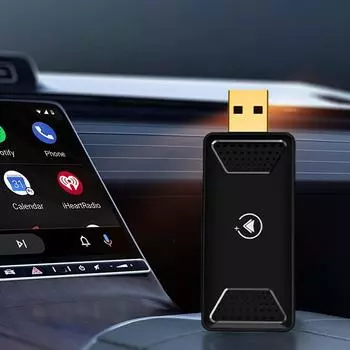 Wireless Carplay Android Auto Adapter Android 12 Smart AI Box Plug & Play for OEM Wired CarPlay Android Auto Cars CHINA