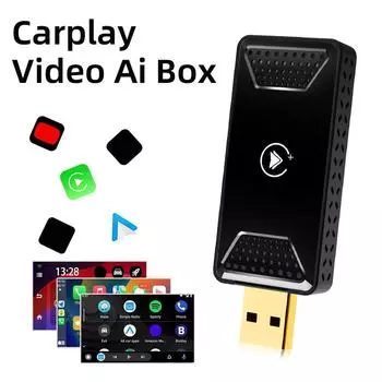 Wireless Carplay Android Auto Adapter Android 12 Wired To Wireless Carplay Dongle Plug & Play for OEM Wired CarPlay Cars CHINA