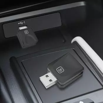 Wireless Carplay Android Auto Adapter Plug and Play WiFi BT 5.0 for Apple IOS Android for Wired CarPlay Android Auto Cars