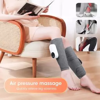 Wireless Electric Leg Calf Massager 3 Mode Air Pressure Leg Massage Airbag Vibration Leg Massage Muscle Relax Health Care