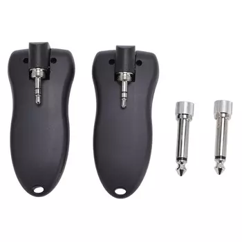 Wireless Guitar System 2.4GHz Transmitter Receiver Rechargeable Sound Transceiver for Bass