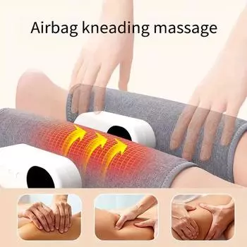 Wireless Leg Massager Air Pressure Massage Warm Sensation Hot Compress Strong Kneading of Calves Feet Thighs and Knees Massage