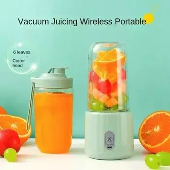 Wireless Mini Electric Juicer Multifunctional Blending Juice Cup USB Rechargeable Fruit Automatic Smoothie Blender Kitchen Tool синий