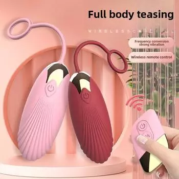 Беспроводной пульт дистанционного управления Прыгающее яйцо Перезаряжаемый Преобразование частоты Сильная вибрация Носимый Флиртующий мастурбатор Товары для взрослых
