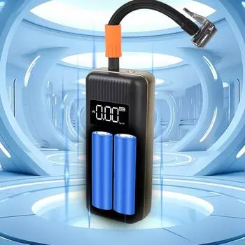 Wireless Tire Inflatable Pump Car Electrical Air Pump Auto Inflator Air Compressor For Car Mounted Motorcycle Bicycle Ball чёрный