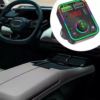 Wireless Transmitter Car Versatile Car Charger Wireless Transmitter FM Wireless Transmitter Small Wireless Car Transmitter FM чёрный