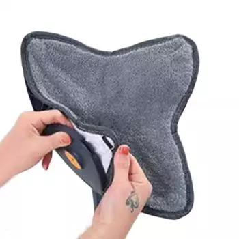 Wischmopp 360° Drehbares Squeeze-Bodentuch fr autotische Treckengerte hei C