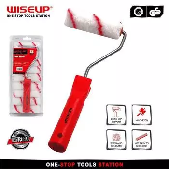 WISEUP Paint Edger с 9 сменными роликами Кисть для покраски Валик Кисть Различные Валики Кисть Инструменты для покраски Orange Yellow