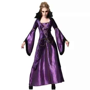 Witch Adult Stunning Dress With Mesmerizing Lace Inserts Ideal For Cosplay And Performance Stage