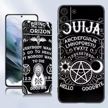 Ведьмы Луна Таро Ведьма Уиджа Черный силиконовый чехол для телефона Samsung Galaxy S23 S21 S20 FE S24 S22 Ultra S10E S10 S9 S8 Plus Samsung S10E