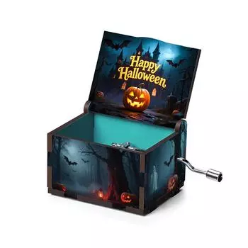 Witches Music Box Before Christmas This Is Halloween Vintage Present For Halloween, Christmas, Holiday, Party One Size