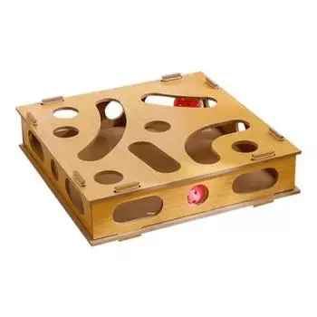 With 2 Balls Cat Maze Toys Unique Cat Track Toy Safe Interactive Cat Toy Interactive Game Style 1