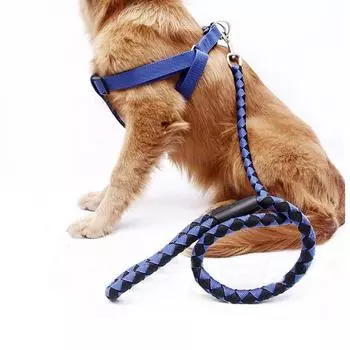 With Back Chest Dog Rope Dog Chain Golden Retriever Samoyed Teddy Pet Supplies Hand Holding Rope Dog Leash Default