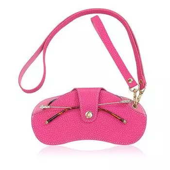 With Buckle Eyewear Cover PU Leather Glasses Case Sunglasses Pouch Eyewear Protector Eyewear Pouch